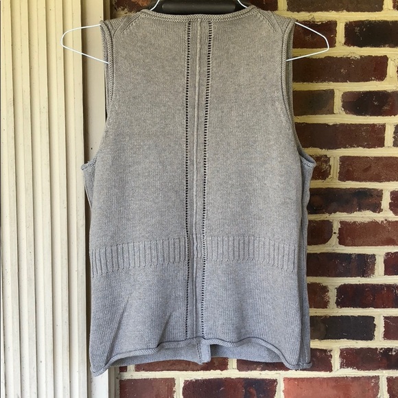 Banana Republic Taupe Cotton Vest -Mint Condition. - Picture 3 of 5